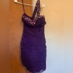 Purple Cocktail Dress